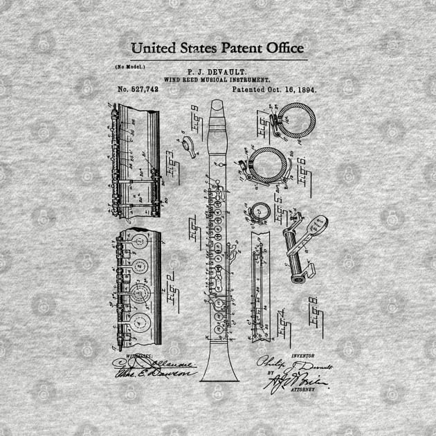 Clarinet Patent Black by Luve